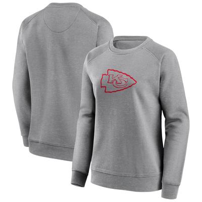 Kansas City Chiefs Rundhals-Sweatshirt mit Mono-Logo und Grafik – Damen Image