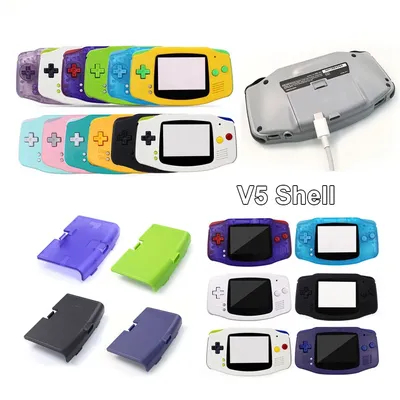 Kundenspezifische IPS V5 wiederaufladbare Typ-C-Shell-Kits für Gameboy Advance GBA, passend für GBA Image