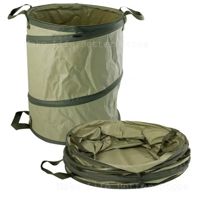 Müll Lagerung Müll Tasche Tragbare Faltbare Pop Up Garten Blatt Mülleimer Blumen Und Für Garten Camping Gras Bin