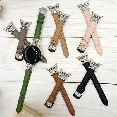 Lederarmband für Google Pixel Watch 3 45 mm, stilvoll, leicht, mehrfarbig, für Google Pixel Watch Image