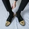 Lederschuhe schlüpfen in lässige formelle Kleider wohnungen rutsch feste weiche Slipper Dady Sneakers, die Walking-Office-Schuhe plus Größe 47 fahren
