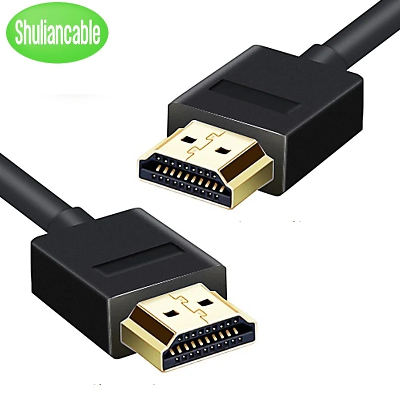 Shuliancable HDMI High Speed Male-Male 2.0 1080P 3D für Apple TV Xbox Computer 1m 1,5m 2m 3m 5m 7,5m 10m Image