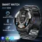 Militär Outdoor 1,85 zoll Smart Uhr Männer 710 mAh Batterie GPS Sport Kompass Fitness Herzfrequenz BT Anruf Smartwatch für Xiaomi