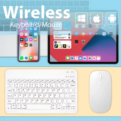 Bluetooth Wireless Keyboard And Mouse For Samsung Huawei Xiaomi Mobile Phone Tablet Mini Keyboard Ipad Keyboard Accessories