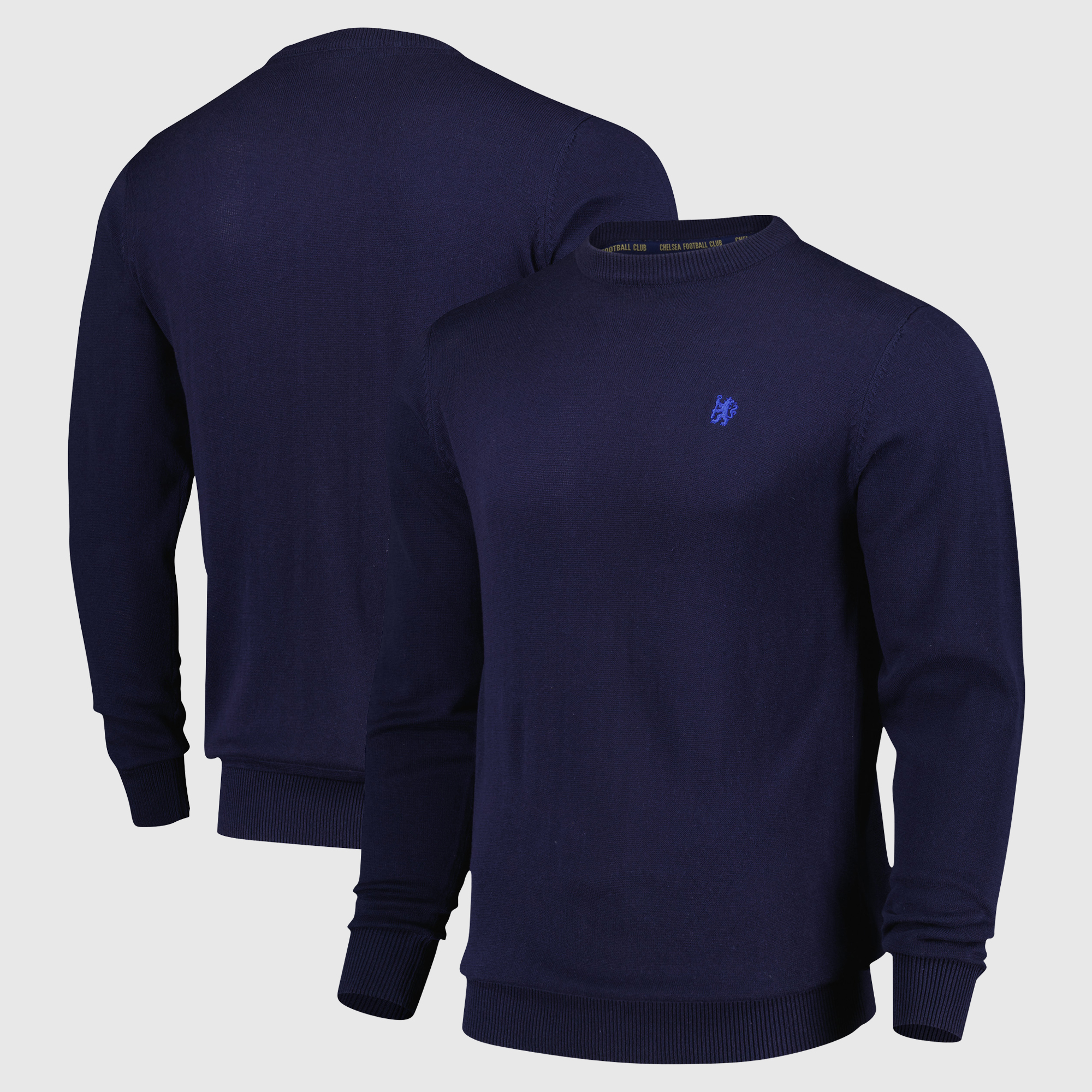 Chelsea Pullover mit Rundhalsausschnitt – Marineblau – Herren Image