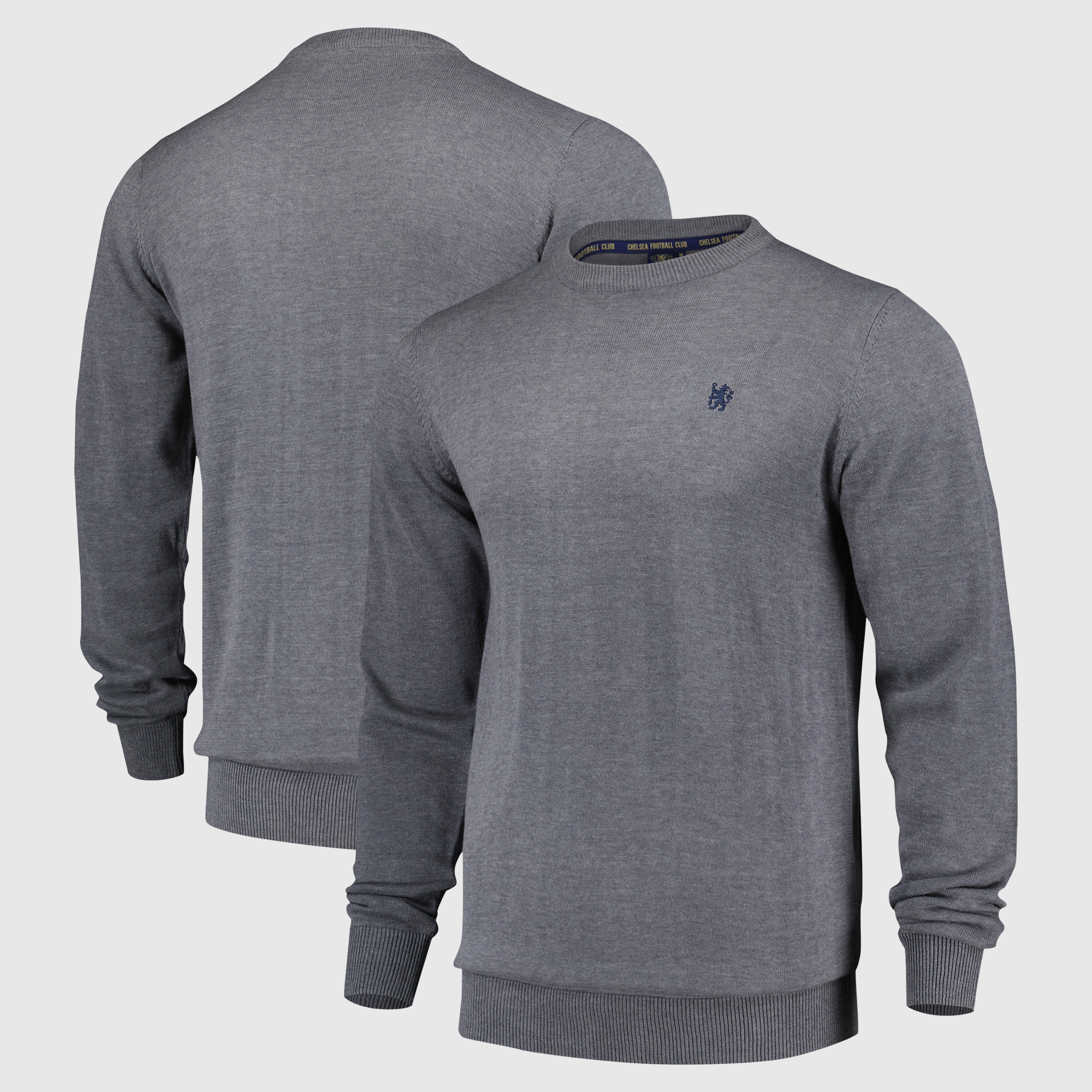 Chelsea Pullover mit Rundhalsausschnitt – Grau – Herren Image