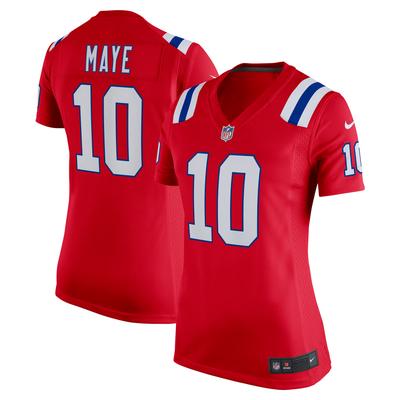 Maillot New England Patriots Nike Game Ausweichtrikot - Rot - Drake Maye - Damen Image