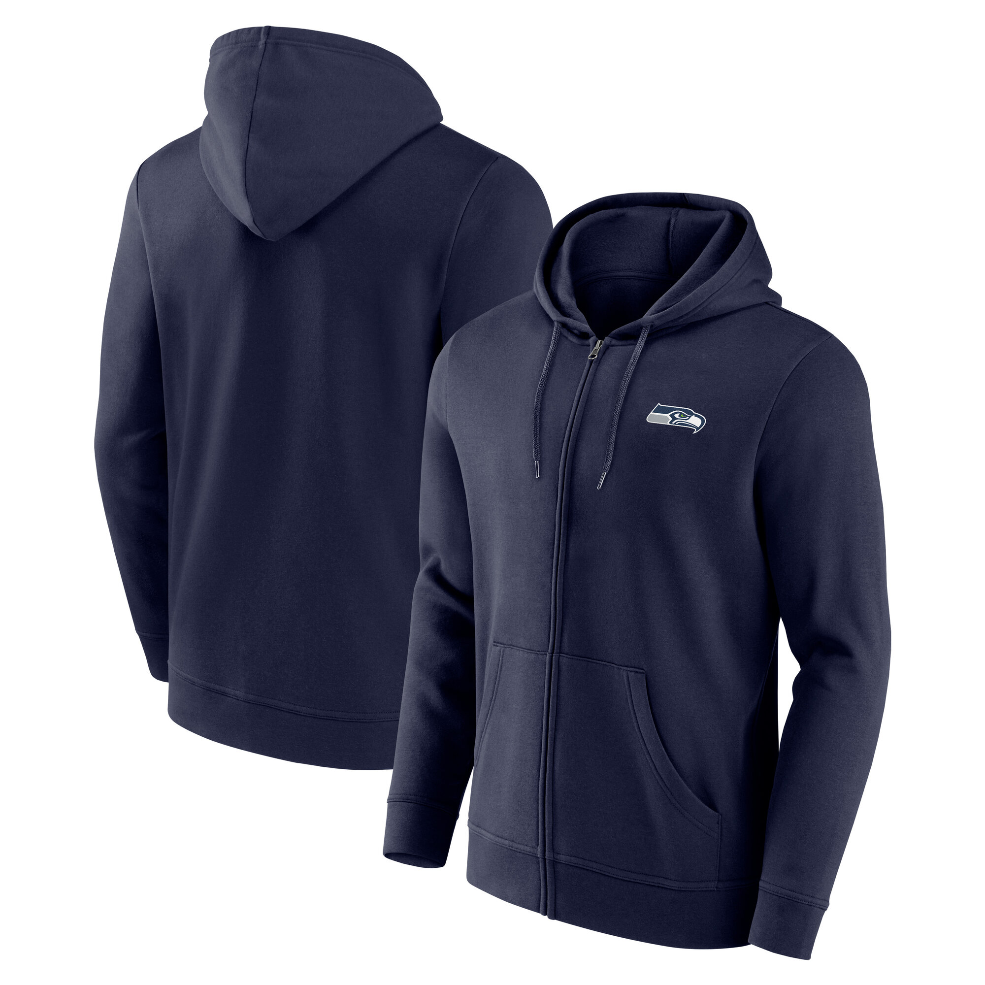 Seattle Seahawks Primary Logo Full Zip Hoodie - Herren Image