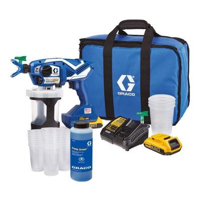UltraMAX Akku-Airless-Spritzgerät 18V (2x2,0 Ah) 138 bar + 25 Becher Graco 17P258X2 Image