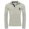 U.S. Polo Assn. Langarm Poloshirt in Weiß