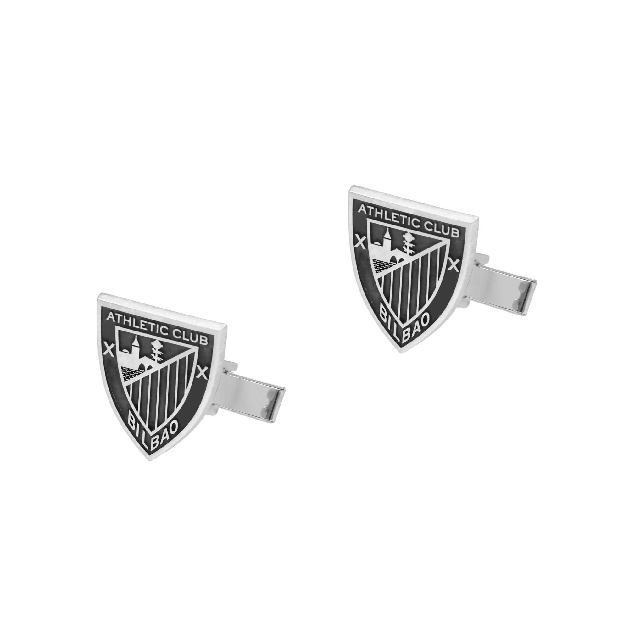 Gemelli dell'Athletic Club Bilbao, gemelli in argento 925, gemelli in oro 18 carati, gemelli in argento placcato oro, gemelli da calcio, regalo per fi