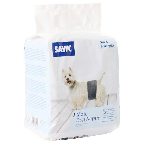 Savic Windeln für Rüden Gr. S: 26-40cm, 24 Stück Hund