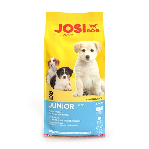 15kg JosiDog Junior mit Huhn Hundefutter trocken