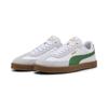 Sneaker PUMA "PUMA Club II Era Sneakers Erwachsene", Gr. 45, weiß (weiß archive grün gum beige), Obermaterial: Kuhleder, Synthetik; Futter: Textil, Synthetik; Innensohle: Textil; Laufsohle: Gummi, Schuhe