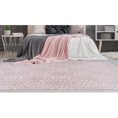 Teppich ARTE ESPINA "Monroe 200" Gr. 4, rosa, B:160cm H:7mm L:230cm, Kunstfaser, Teppiche, besonders weich durch Microfaser, Wohnzimmer Image