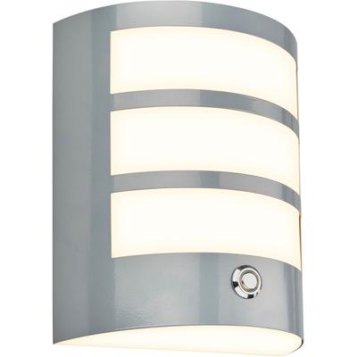 Außen-Wandleuchte BRILONER LEUCHTEN "FORA Außenleuchte", silber (silberfarben), Lampen, Außenwandleuchte Image