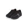 Sneaker TOMMY JEANS "TJM TECHNICAL RUNNER ESS", Herren, Gr. 43, schwarz, Leder, Textil, unifarben, sportlich, Schuhe, Freizeitschuh, Halbschuh, Schnürschuh mit gepolstertem Schaftrand