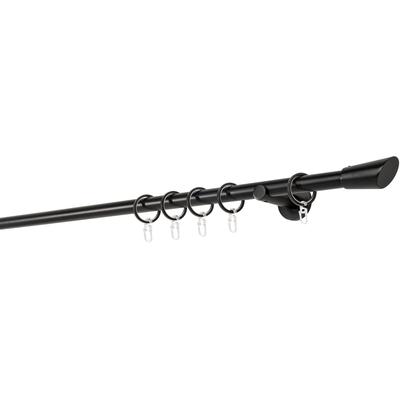 Gardinenstange MYDECO "20mm Match Wandträger 6,5 cm", schwarz, L:220cm, Gardinenstangen Image