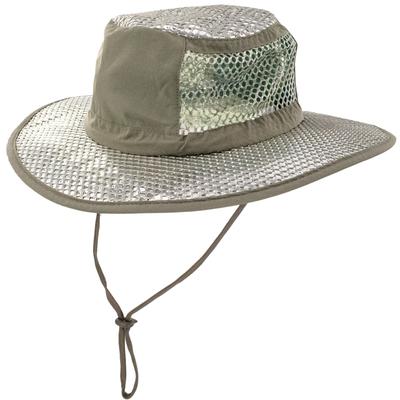 Polar Cooling Sun Hat w/ Hydro Evaporative & UV Protection - SPF Reflective Bucket Brimmed Cap, Moisture-Wicking