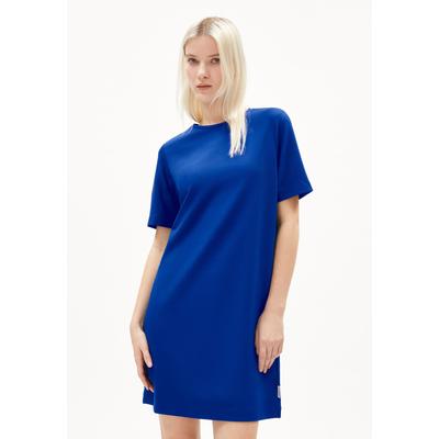 MAARILIANA - Frauen Loose Fit Kleid - blau (Größe: L)