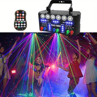 TEMU 1pc, Led , New 27 Dj , Activated, Metal , Rgb Decoration For Nightclubs, Halloween, , Friday, , , New Years