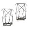 2Pcs Model Train Ho Scale 1:87 Electric Traction Locomotive Pantograph Arm Bow