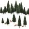 Model Pine Trees Green H0 N O Scale 1:87 Model Moose Deer Model Railway Layout Xmas Gift