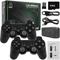 Wireless Retro Game Console, Plug & Play Video Tv Game Stick With 10000+ Games Built-In,9 Emulators, 4K Hdmi Output For Tv With Dual 2.4G Wireless Controllers