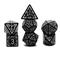 7 Pcs Set Classical Rune Relief Board Game Dice Set Trpg Dice