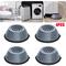 4Pcs Rubber Washing Machine Anti-Vibration Anti-Walk Feet Pads Shock And Noise Cancelling Protects Laundry Room Floor