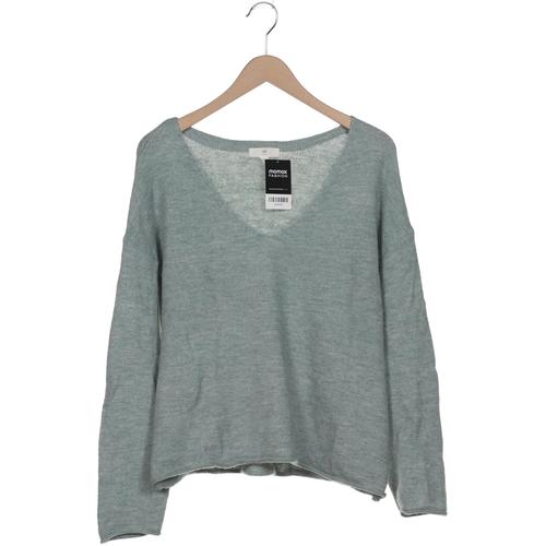 H&M Damen Pullover, Gr. 38, türkis, Elasthan, Synthetik, Wolle