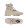 bershka Damen Stiefelette, Gr. 35, beige, kein Etikett