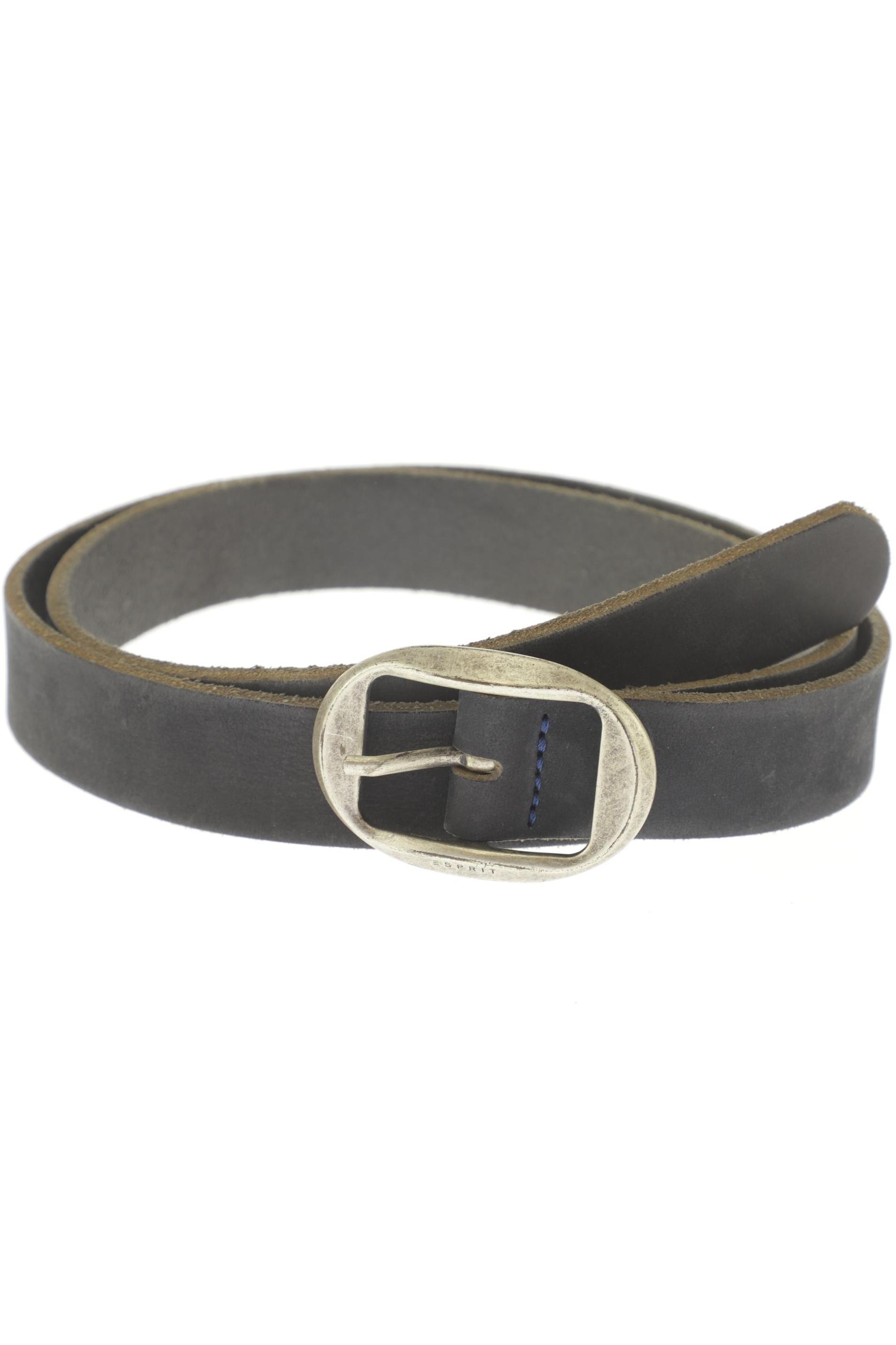 Esprit Damen Gürtel, Gr. 95, marineblau, Leder Image