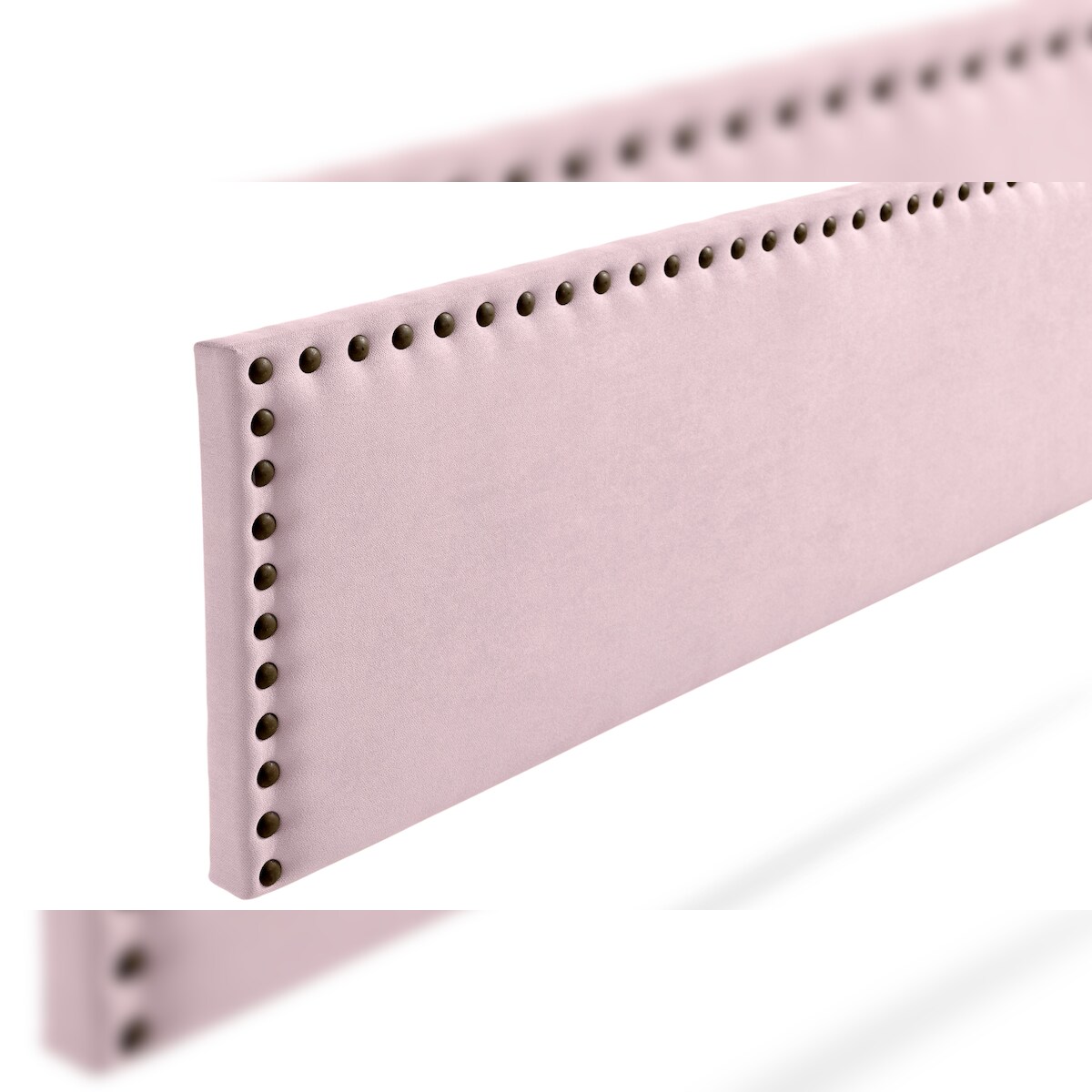 Gepolstertes Kopfteil MODENA Aqualine 145x55x8 cm - Hellrosa - Moonia Image