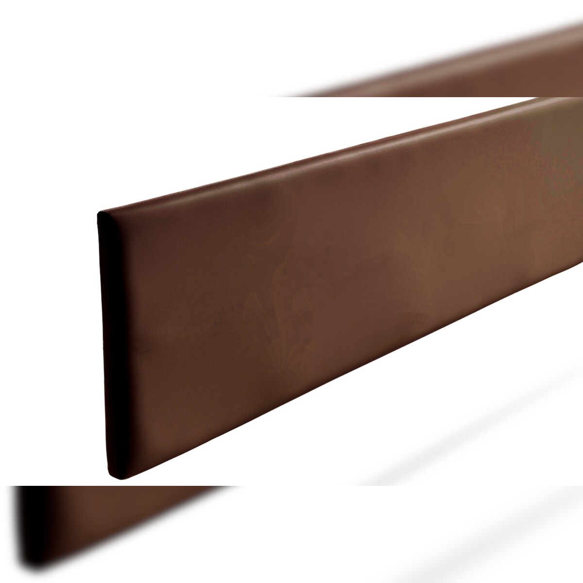 Gepolstertes Kopfteil NOVA Kunstleder 130x50x5 cm - Braun - Moonia Image