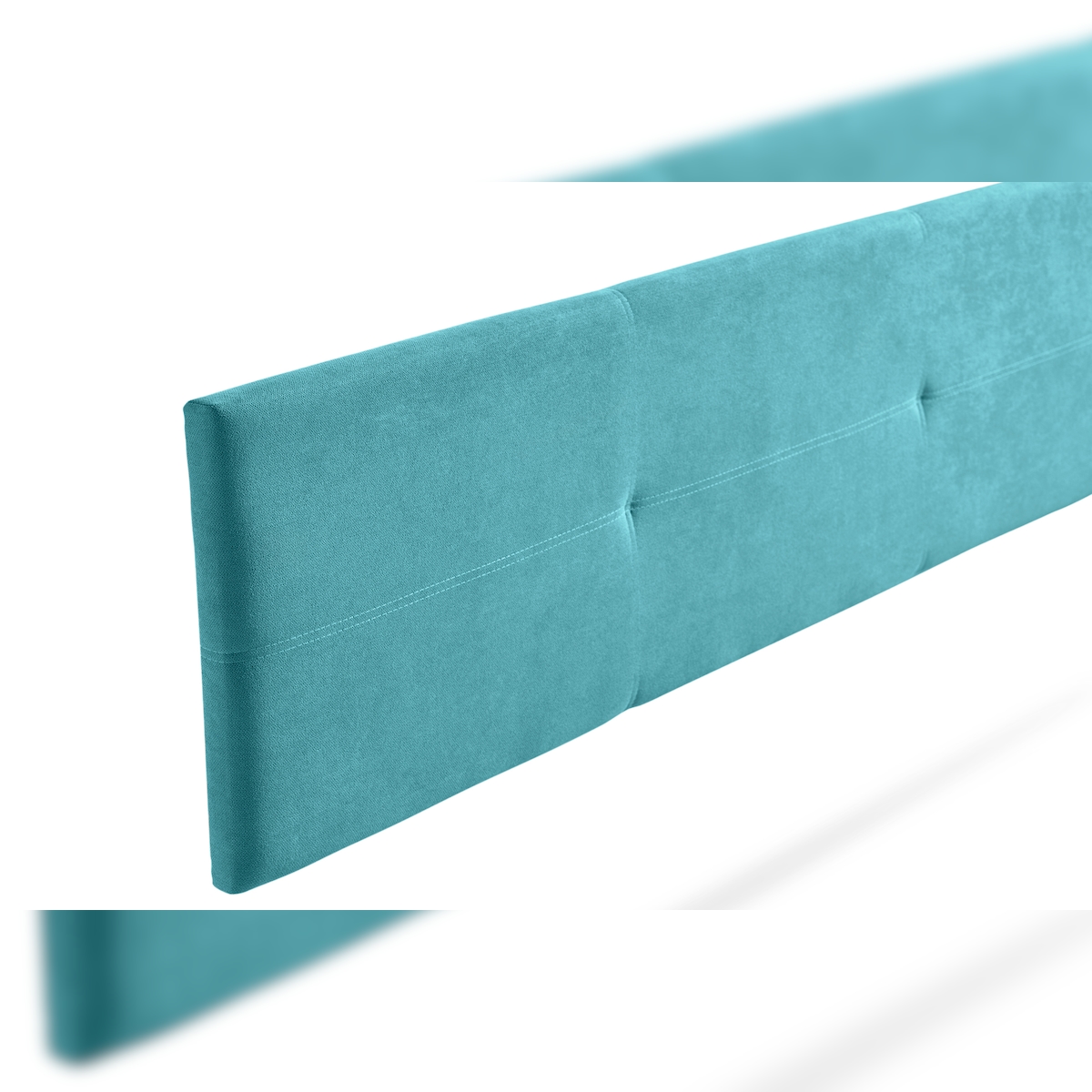 Gepolstertes Kopfteil ALMA Aqualine 90x50x5 cm - Türkis - Moonia Image