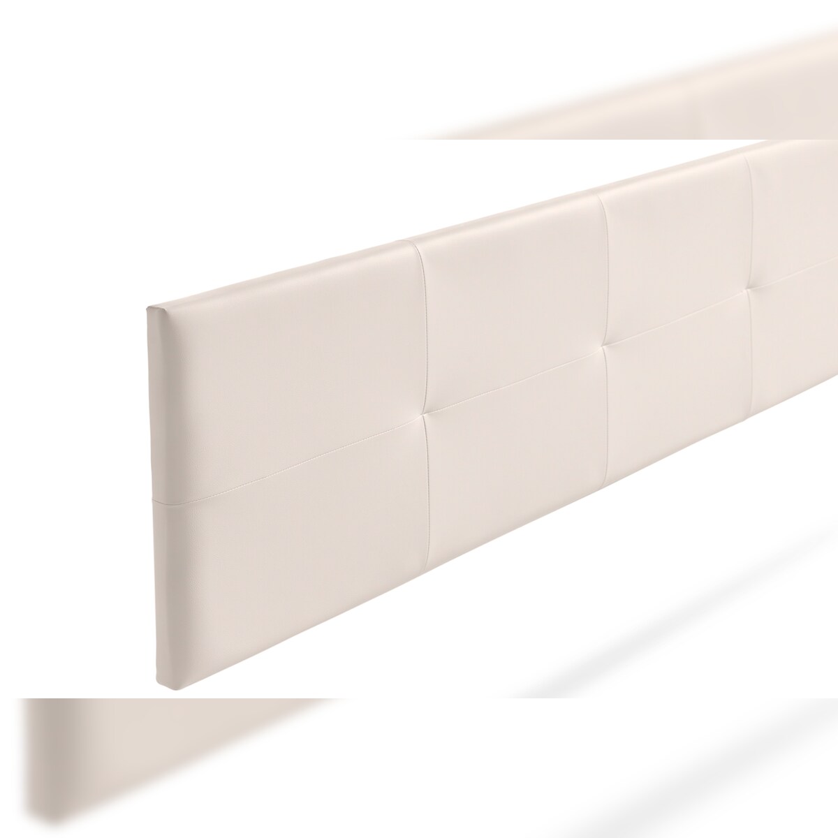 Gepolstertes Kopfteil ALTEA Kunstleder 90x50x5 cm - Beige - Moonia Image