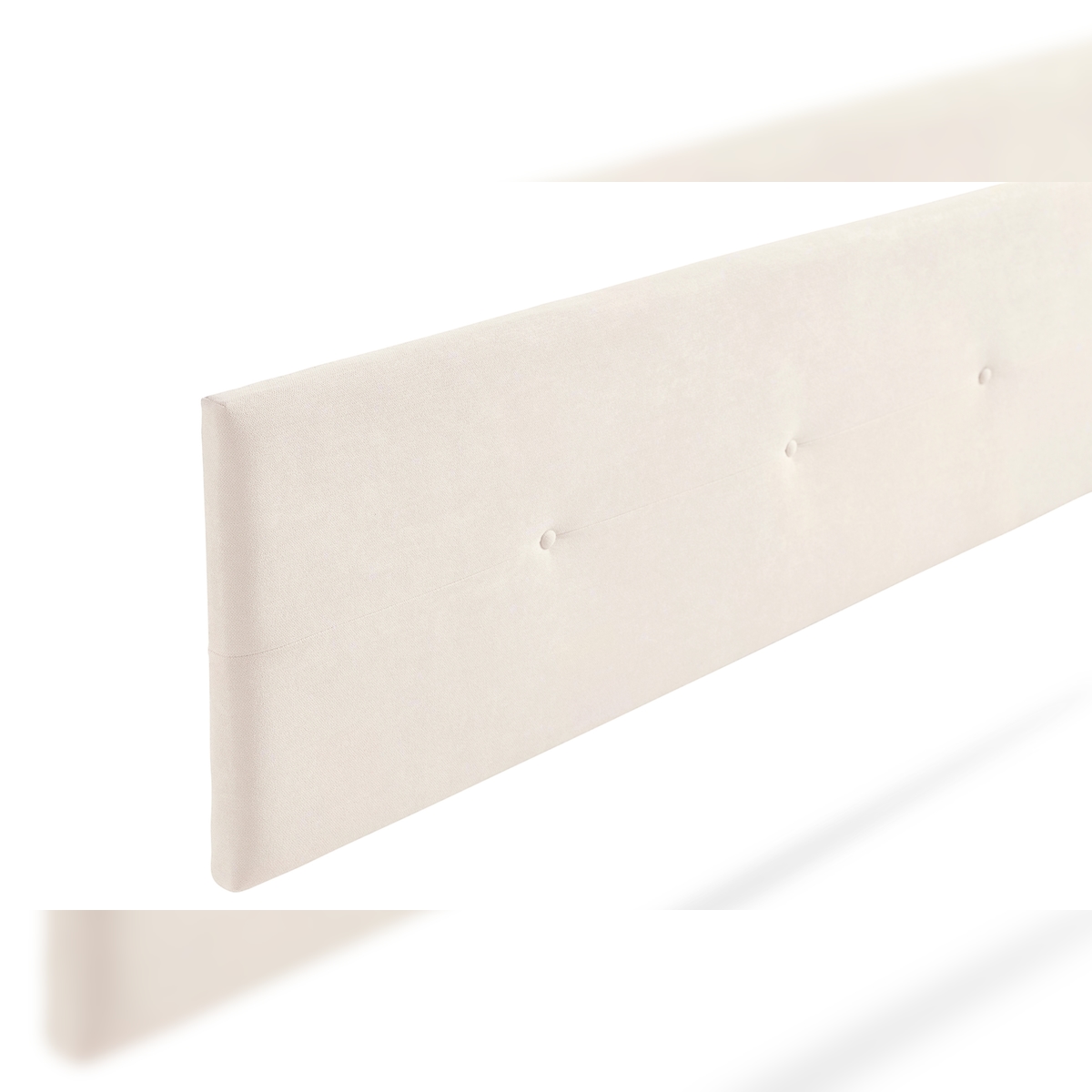 Gepolstertes Kopfteil NAPOLI Aqualine 100x50x5 cm - Beige - Moonia Image