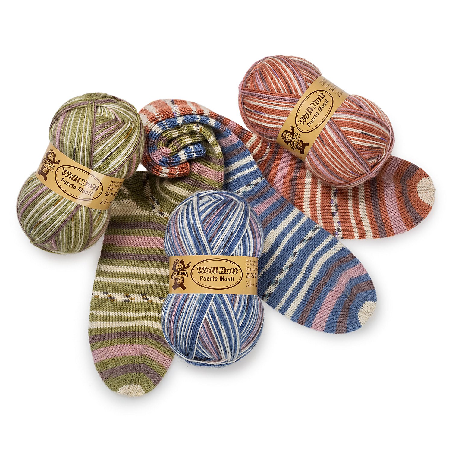 Woll Butt Lot laine à chaussettes "Puerto Montt", 300 g