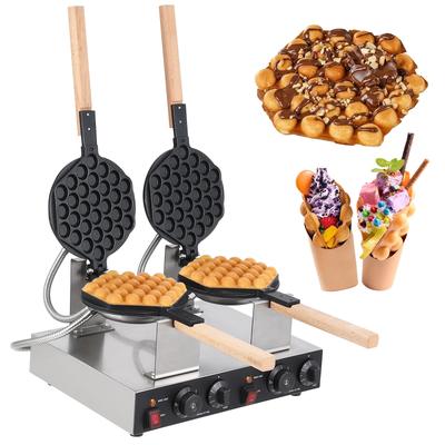 Electric Waffle Maker1400W ,Non-Stick Egg Waffle Maker for Home and Commercial Use