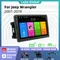 Per Jeep Wrangler 2007-2018 Autoradio Touch Screen GPSNavigation Autoradio lettore multimediale Audio Auto Autoradio 2Din Android