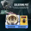 Pot de Soudure Sans Plomb, 18 Four de Fusion, 150W, Bain à Dessouder, Plaque en Titane, 50mm, 200-450 ℃