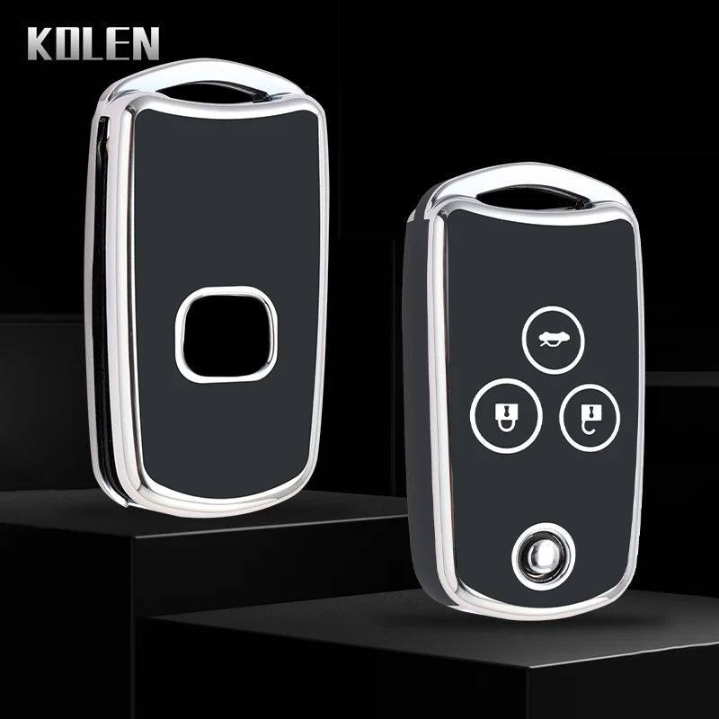 Neue tpu auto flip key fall abdeckung shell für honda civic fit accord crv hrv jazz odyssee für acura tl tsx zdx rsx crz 2 3 tasten Image