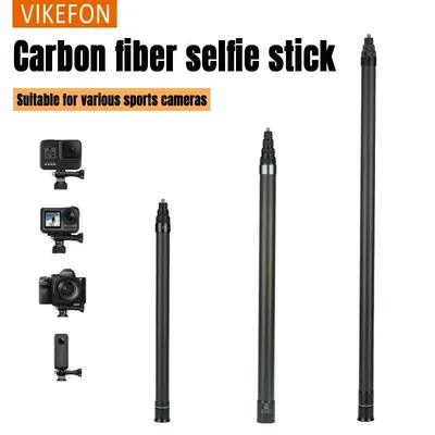 Carbon Fiber Invisible Extended Edition Selfie Stick Ständer Für Insta360 X3 GO3 Action 4 300 CM Für DJI GoPro Kamera Selfie Sticks