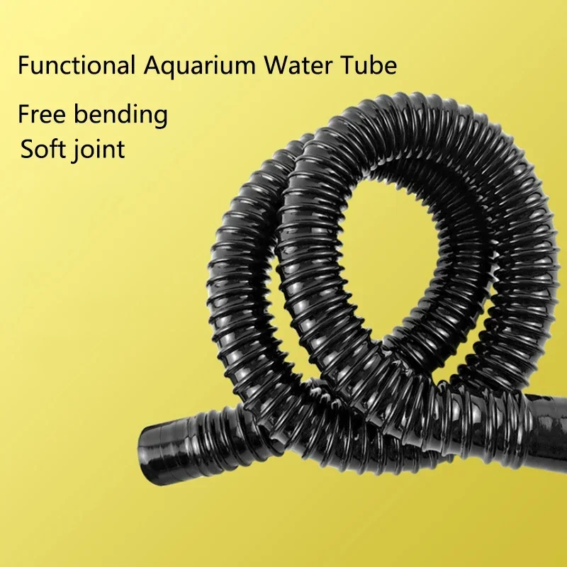 Schwarz 20mm/25mm Aquarium Wasser Rohr Sauerstoff Pumpe Wasserpumpe Schlauch Luft Blase Stein Aquarium Aquarium teich Pumpe Rohr 50cm Image