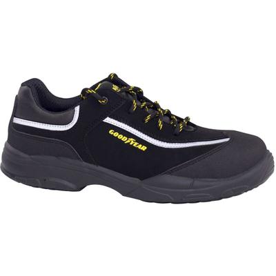 Sicherheitsschuhe aus schwarzem wasserabweisendem Nubukleder, Größe 35 - Goodyear Image
