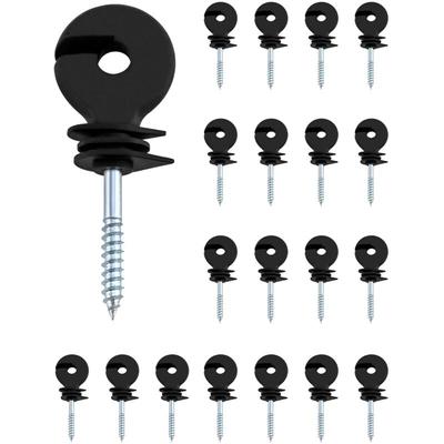 20 Stück Ringisolatoren, Elektrozaun-Isolator, für Seile, Drähte und Litzen Image