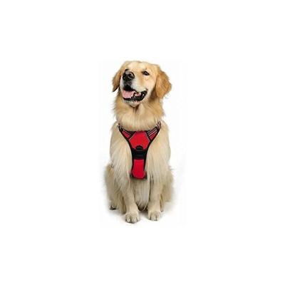 Hundegeschirr m, rot, reflektierend, Anti-Zug-Geschirr, verstellbare Weste für große Hunde, Image
