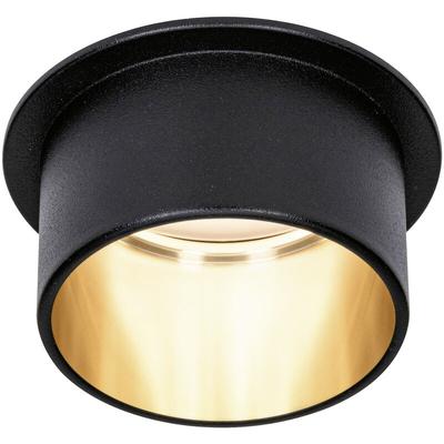 93378 LED-Einbauleuchte led led fest eingebaut 6 w Schwarz (matt), Gold - Paulmann