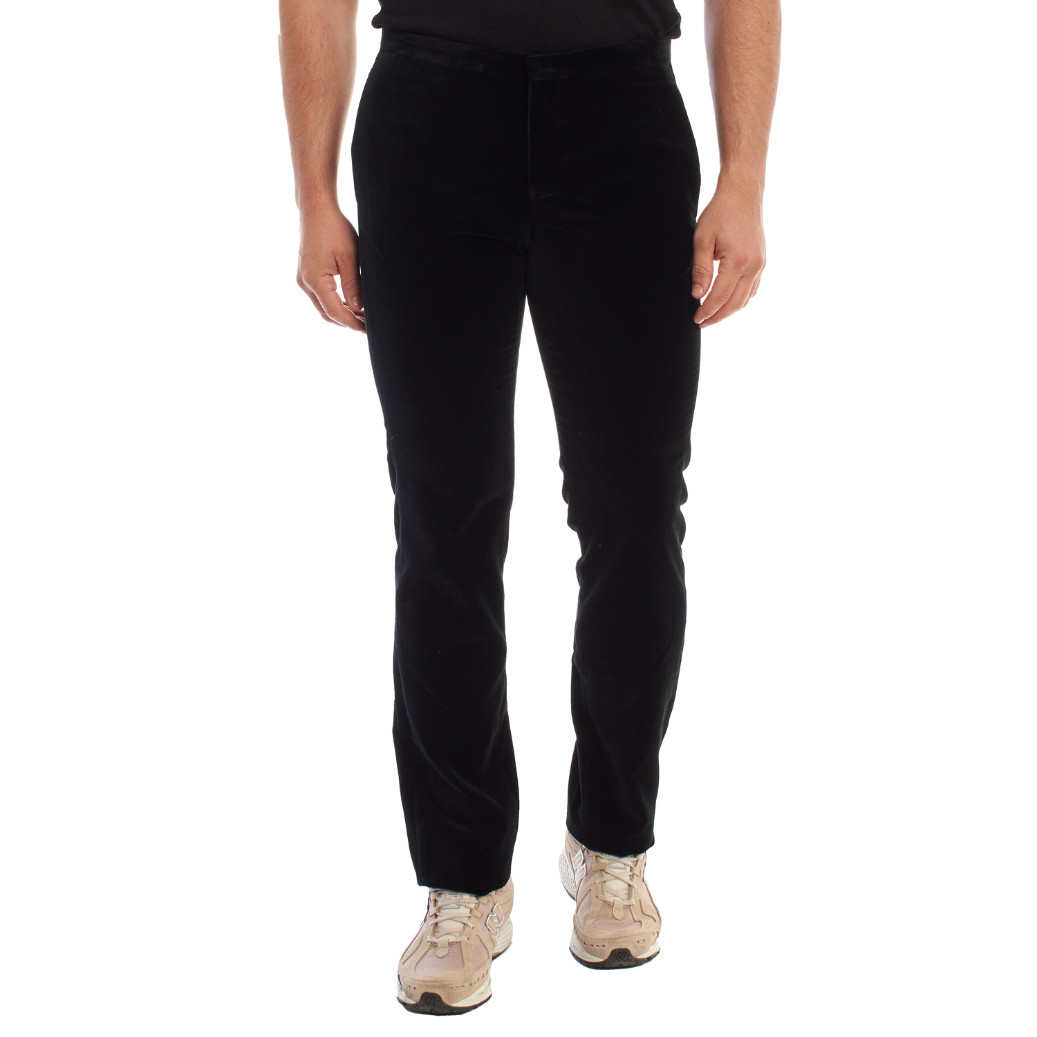 Herren-Anzughose aus Samt 01P630 Image